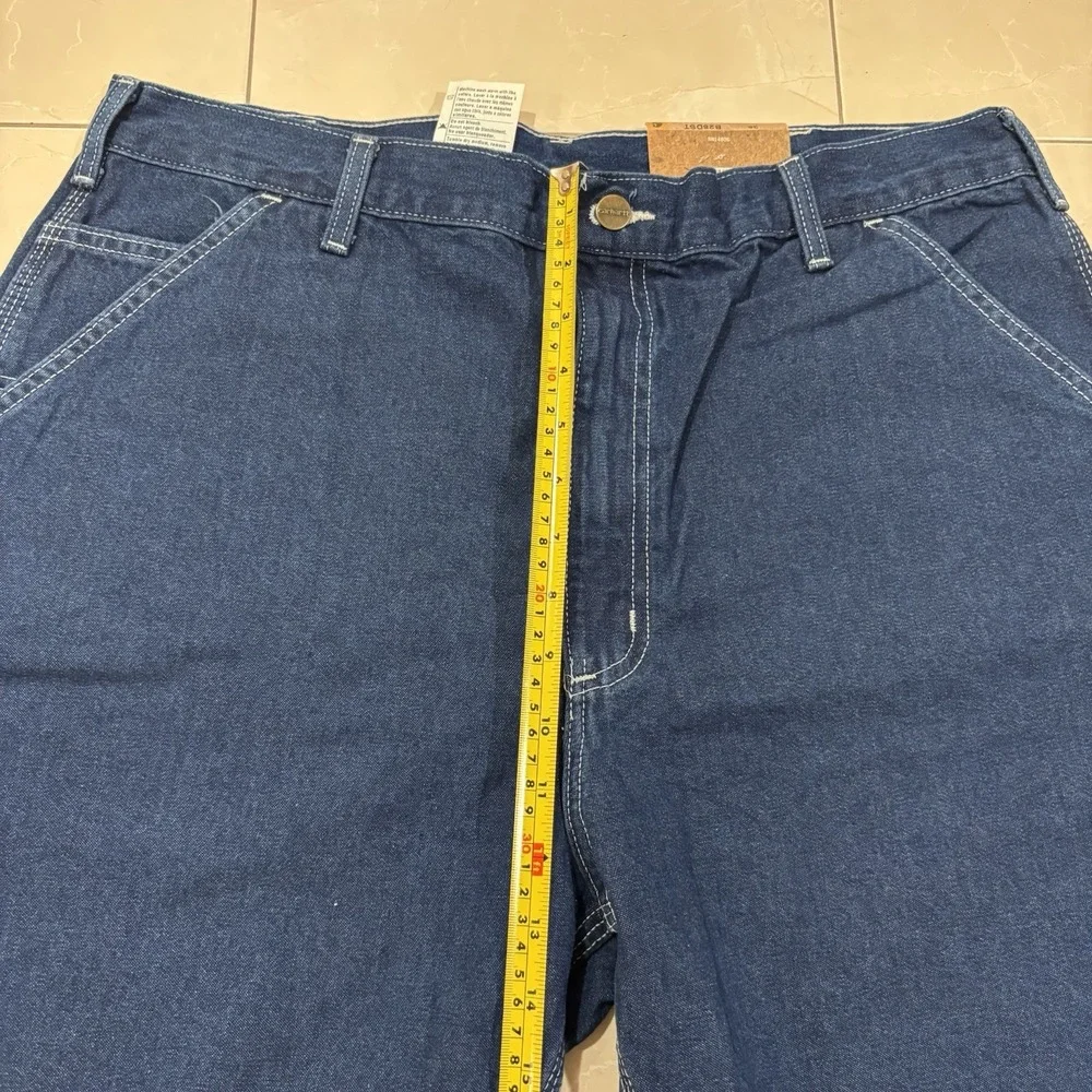 Vintage Carhartt B28 Jean Shorts Men's 38 NEW Blue Carpenter Jorts Y2K Skater
